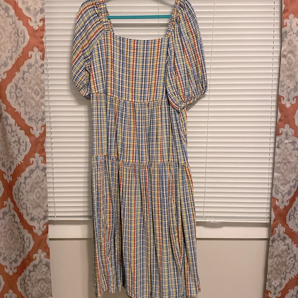 Old Navy L Tall Plaid Dress